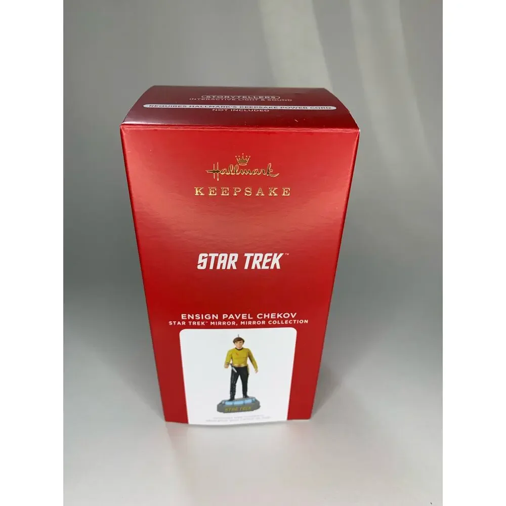 Hallmark Ornament 2021 Star Trek Mirror Mirror Ensign Pavel Chekov Storytellers